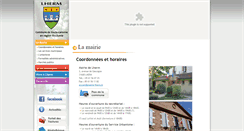 Desktop Screenshot of mairie-lherm.fr