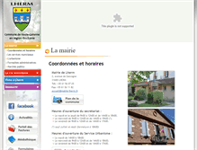 Tablet Screenshot of mairie-lherm.fr